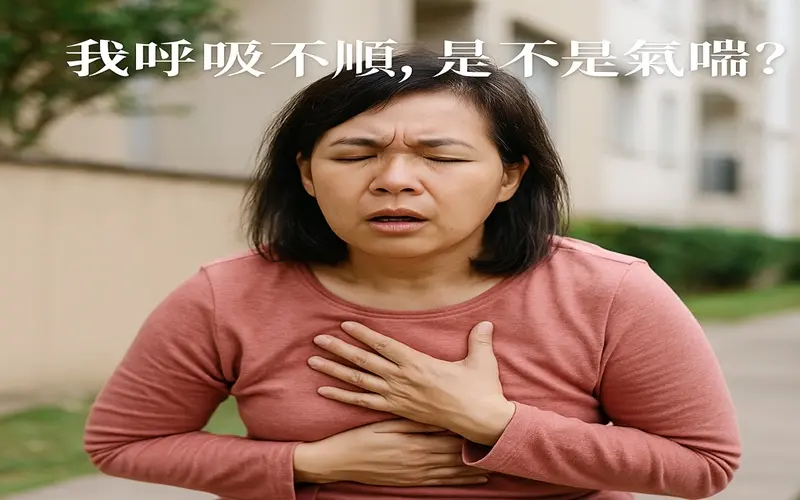 我呼吸不順，是不是氣喘800-500