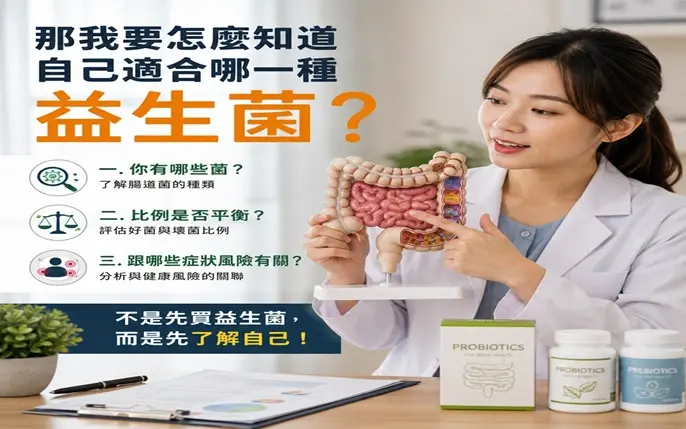 那 我 要 怎 麼 知 道 「自 己 適 合 哪 一 種 益 生 菌 ？」
